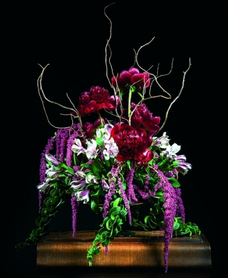 Calendar cu imagini Bouquets, 31.5 x 48 cm, 12 file, 2026